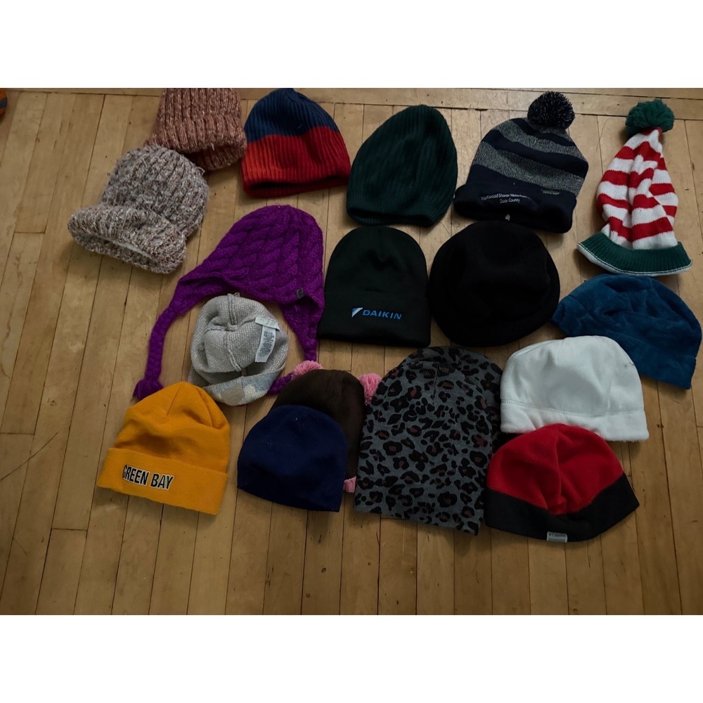 Winter Lot Unisex North Face Columbia Christian Siriano Beanie Hat OS Multi